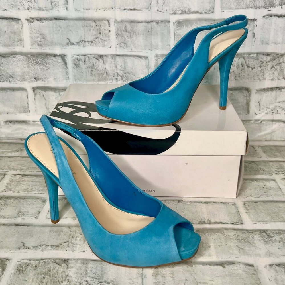 Nine West James Open-Toe Sling Back Pump- New 7.5